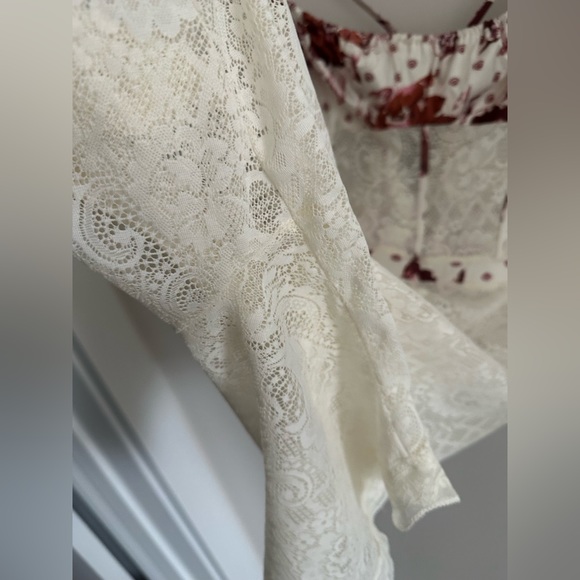 Intimately Free People lace corset romper nightgown size large - Picture 4 of 6
